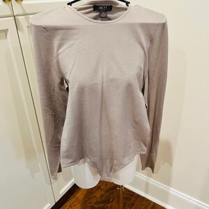 NWT: AE 77, Women's Long Sleeve Bodysuit - Taupe, Size L